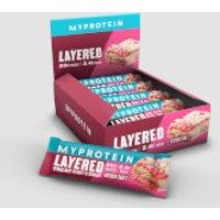 Fitness Mania - Layered Protein Bar - 12 x 60 - Birthday Cake