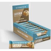 Fitness Mania - Layered Protein Bar - 12 x 60 - Brown Sugar