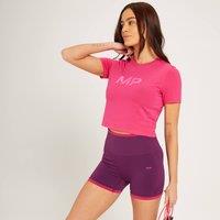 Fitness Mania - MP Women's Adapt Short Sleeve Crop Top - Magenta - S