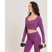 Fitness Mania - MP Women's Power Long Sleeve Top - Purple - L