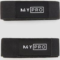 Fitness Mania - MYPRO Suede Lifting Straps - Black