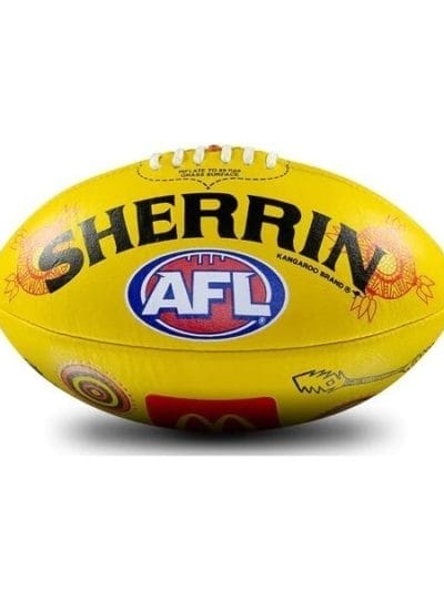 Fitness Mania - Sherrin Sir Doug Nicholls Round McDonalds 2022 AFL Football - Size 5