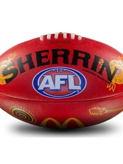 Fitness Mania - Sherrin Split Leather Sir Doug Nicholls Round McDonalds 2022 AFL