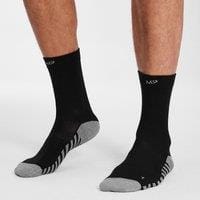 Fitness Mania - MP Running Crew Socks – Black - UK 3-6