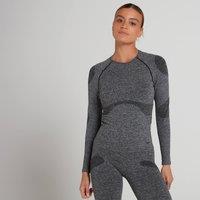 Fitness Mania - MP Women's Dynamic Training Seamless Long Sleeve Top - Washed Black - L