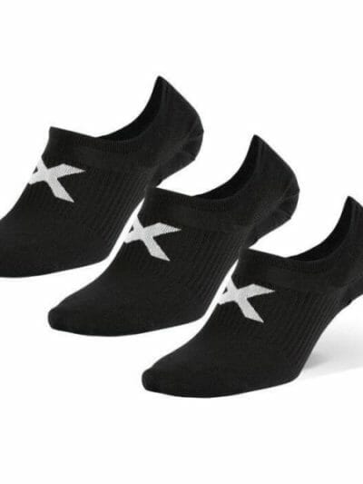 Fitness Mania - 2XU Invisible Sports Socks - 3 Pack