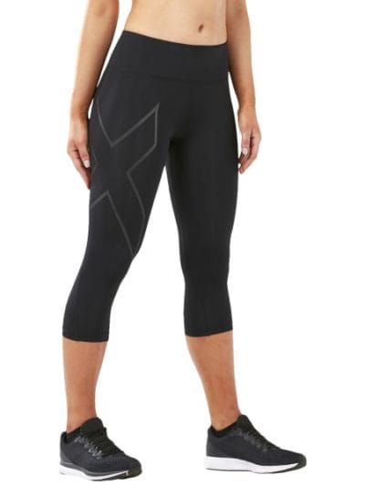 Fitness Mania - 2XU Run Mid Rise Womens 3/4 Compression Tights