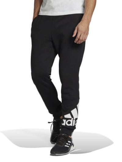 Fitness Mania - Adidas Essentials Fleece Tapered Cuff Logo Mens Track Pants