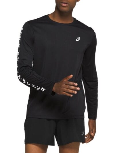 Fitness Mania - Asics Katakana Mens Long Sleeve Running Top