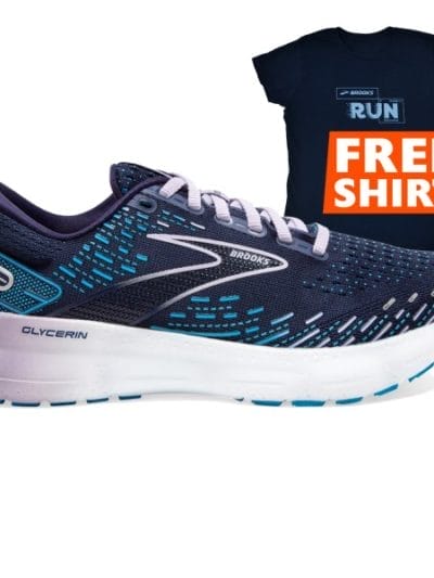 Fitness Mania - Brooks Glycerin 20 - Womens Running Shoes + Free Brooks Nitro T-Shirt