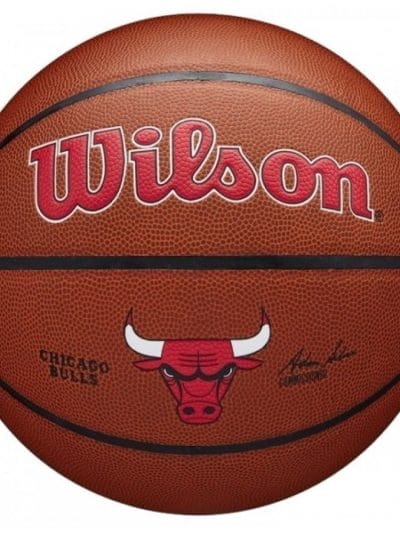 Fitness Mania - Wilson NBA Team Alliance Basketball - Chicago Bulls - Size 7
