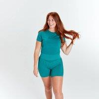 Fitness Mania -  MP X Siobhan Short Sleeve Top - Green - S