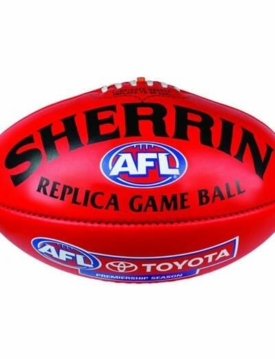 Fitness Mania - Sherrin Replica Game Ball Red