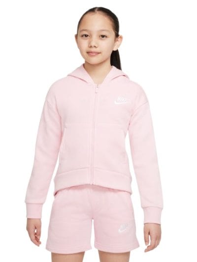 Fitness Mania - Nike Sportswear Club Fleece Full-Zip Kids Girls Hoodie