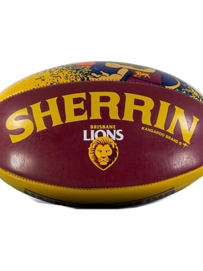 Fitness Mania - Sherrin Brisbane Lions Replica AFL Mini Football