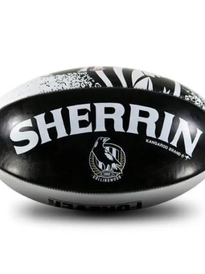 Fitness Mania - Sherrin Collingwood Magpies Replica AFL Mini Football