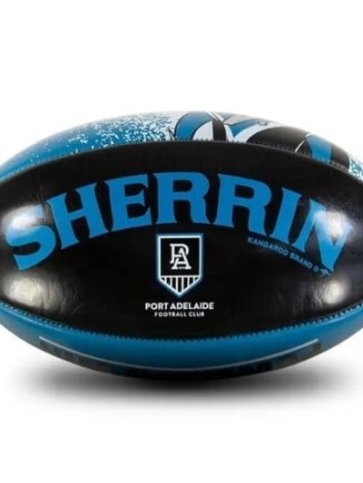 Fitness Mania - Sherrin Port Adelaide Power Replica AFL Mini Football