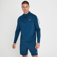 Fitness Mania - MP Men's Tempo 1/4 Zip - Intense Blue - XS