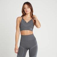 Fitness Mania - MP Women's Impact Scrunch Seamless Sports Bra - Graphite - L