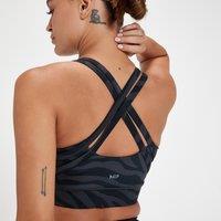 Fitness Mania - MP Women's Tempo Sports Bra - Black Zebra - L