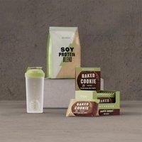 Fitness Mania - Vegan Protein Starter Pack - Choc Chip - Mini Shaker - Chocolate Smooth