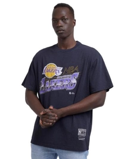 Fitness Mania - Mitchell & Ness Los Angeles Lakers Last Second Shot Mens T-Shirt