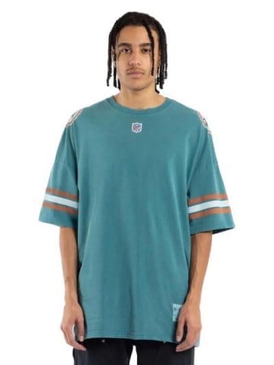 Fitness Mania - Mitchell & Ness Miami Dolphins 1972 Oversized Mens NFL T-Shirt