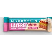 Fitness Mania - Layered Bar — Strawberry (Sample) - Vanilla Birthday Cake - NEW