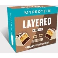 Fitness Mania - Layered Protein Bar - 6 x 60g - Cookie Crumble - NEW