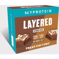 Fitness Mania - Layered Protein Bar - 6 x 60g - Triple Chocolate Fudge - NEW