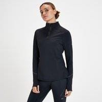 Fitness Mania - MP Women's Velocity Ultra Reflective 1/4 Zip Top - Black - XS