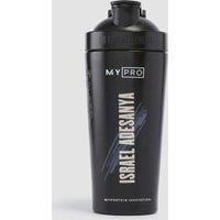 Fitness Mania - MyPro x Israel Adesanya Metal Shaker - Black