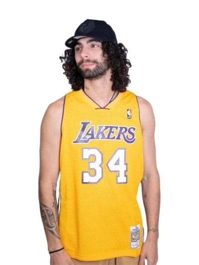 Fitness Mania - Mitchell & Ness LA Lakers Shaquille O Neal 1999-00 Home Swingman Mens