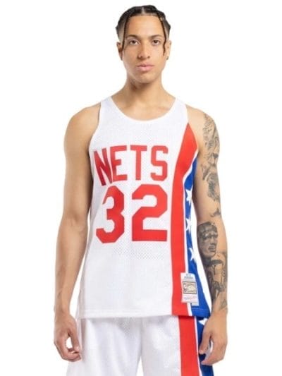 Fitness Mania - Mitchell & Ness New Jersey Nets Julius Erving Home 1973-74 Basketball