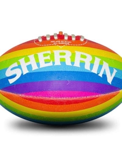 Fitness Mania - Sherrin All Surface Rainbow Mini Football - Size 3