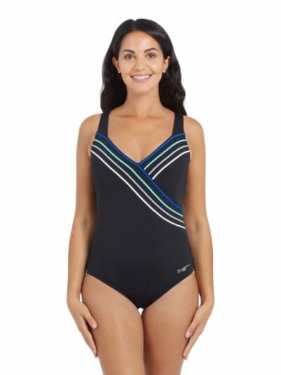 Fitness Mania - Zoggs Suffolk Concealed Underwire Womens One Piece Swimsuit