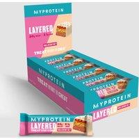 Fitness Mania - Layered Protein Bar - 12 x 60g - Vanilla Birthday Cake - NEW