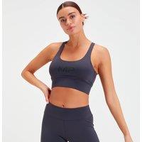 Fitness Mania - MP Women's Tonal Graphic Sports Bra - Gun Metal - L