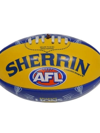 Fitness Mania - Sherrin Brisbane Lions AFL Mini Football