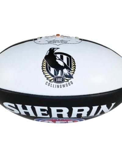 Fitness Mania - Sherrin Collingwood Magpies Autograph Football - Size 3