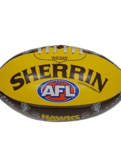 Fitness Mania - Sherrin Hawthorn Hawks AFL Mini Football