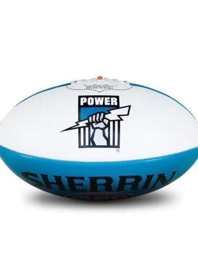 Fitness Mania - Sherrin Port Adelaide Autograph Football - Size 3