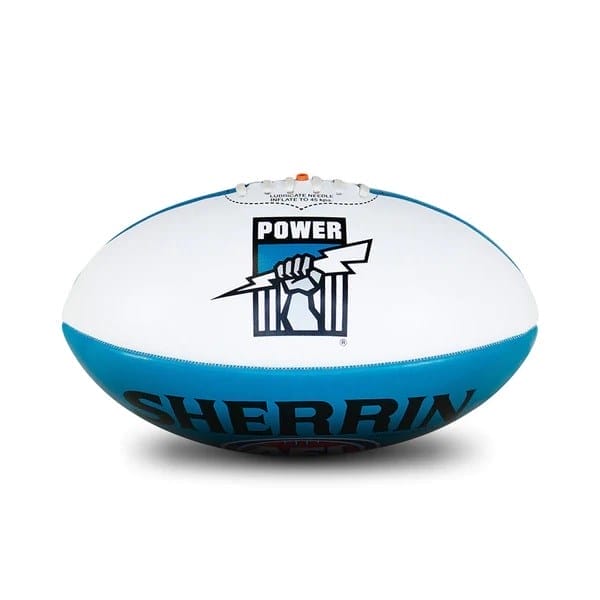 Fitness Mania - Sherrin Port Adelaide Autograph Football - Size 3