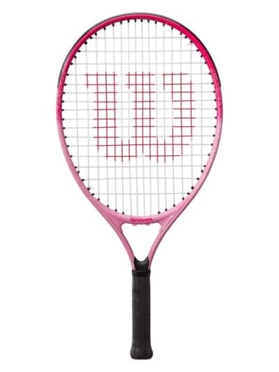 Fitness Mania - Wilson Burn Pink 19 Kids Tennis Racquet With Half Cover