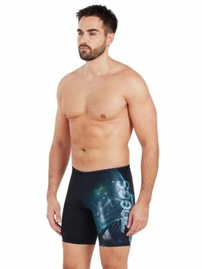 Fitness Mania - Zoggs Argon Mid Mens Swimming Jammer