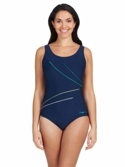 Fitness Mania - Zoggs Ecolast+ Macmaster Scoopback Womens One Piece Swimsuit