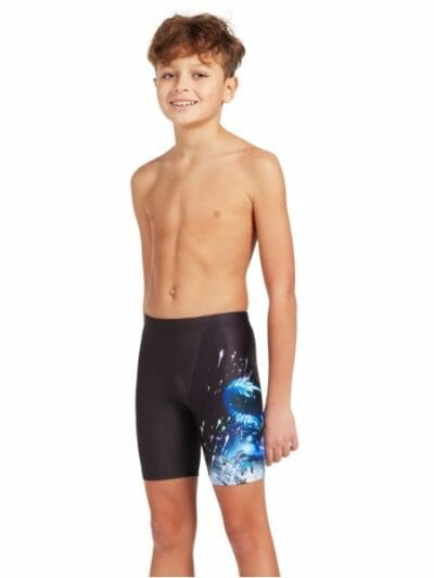 Fitness Mania - Zoggs Scorpion Volt Kids Boys Swimming Jammer