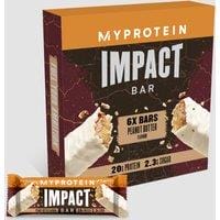 Fitness Mania - Impact Protein Bar - 6Bars - Peanut Butter - Protein Bor