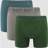 Fitness Mania - MP Men's Boxers (3 Pack) Carbon/Smoke Blue/Dark Green - L