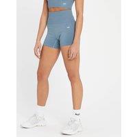 Fitness Mania - MP Women's Shape Seamless Booty Shorts - Pebble Blue - L